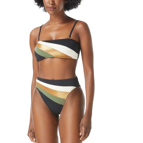 Vince Camuto Other - Vince Camuto Black and Gold Bikini